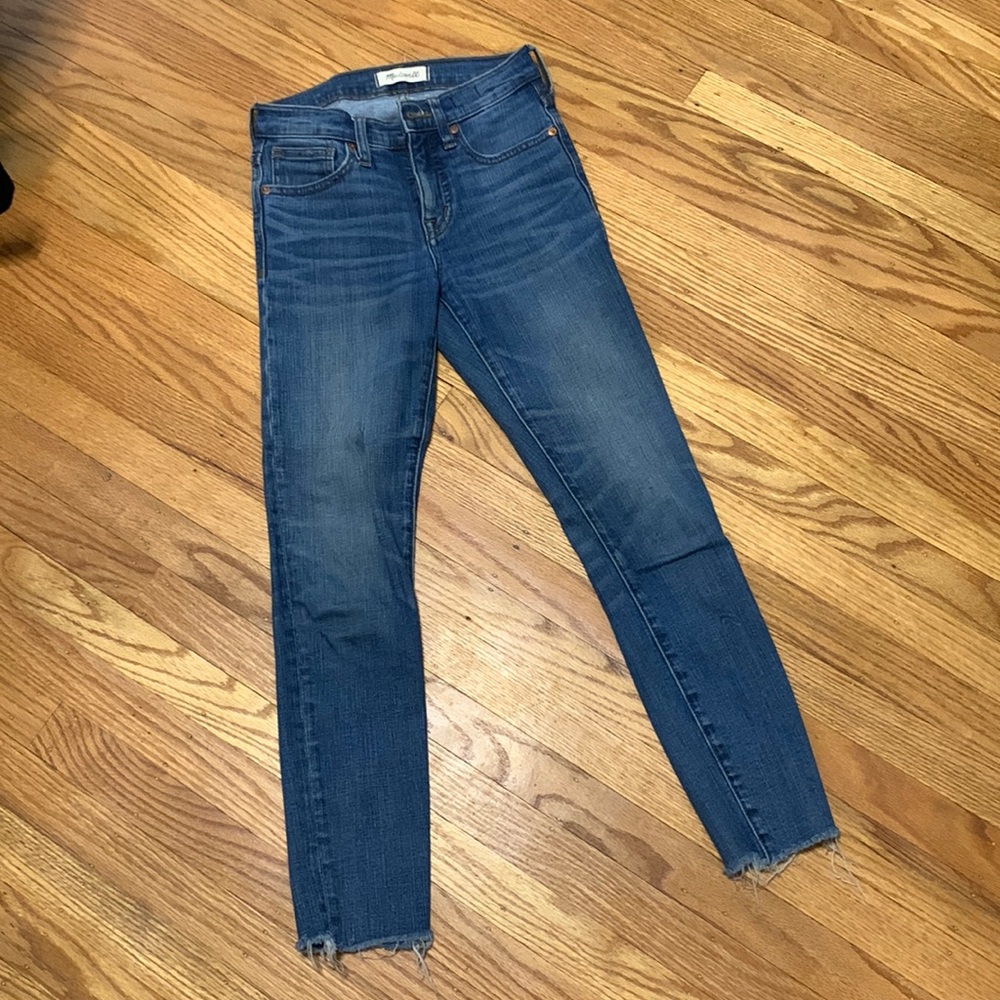 Madewell CROP 9inch High Rise Skinny